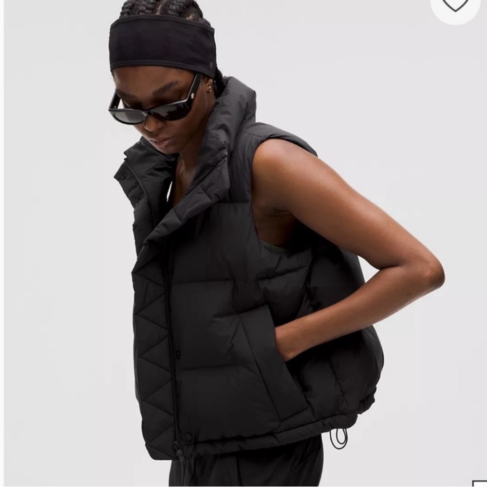 Lululemon *WUNDER* puff cropped vest 6